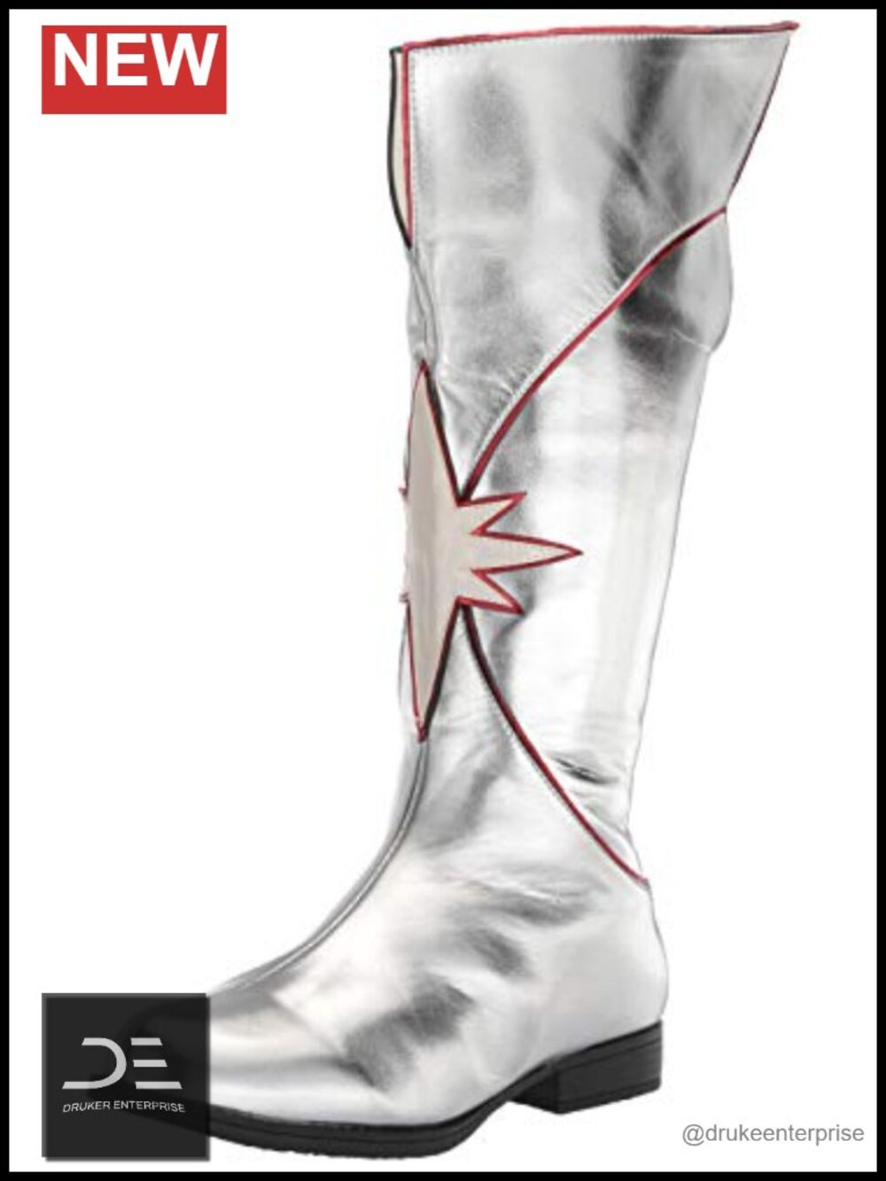 Women's Knee High Halloween Superhero Costume Boots